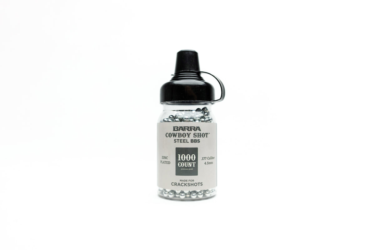 1000 Zinc Plated 4.5mm Steel BBs