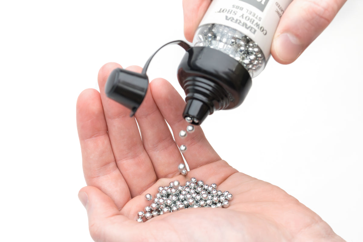 1000 Zinc Plated 4.5mm Steel BBs