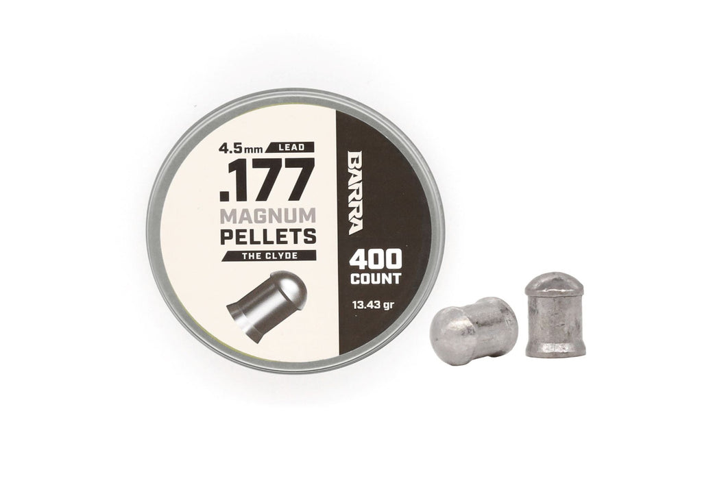 The Clyde Heavy .177 Caliber Pellets 400 Count Barra Airguns