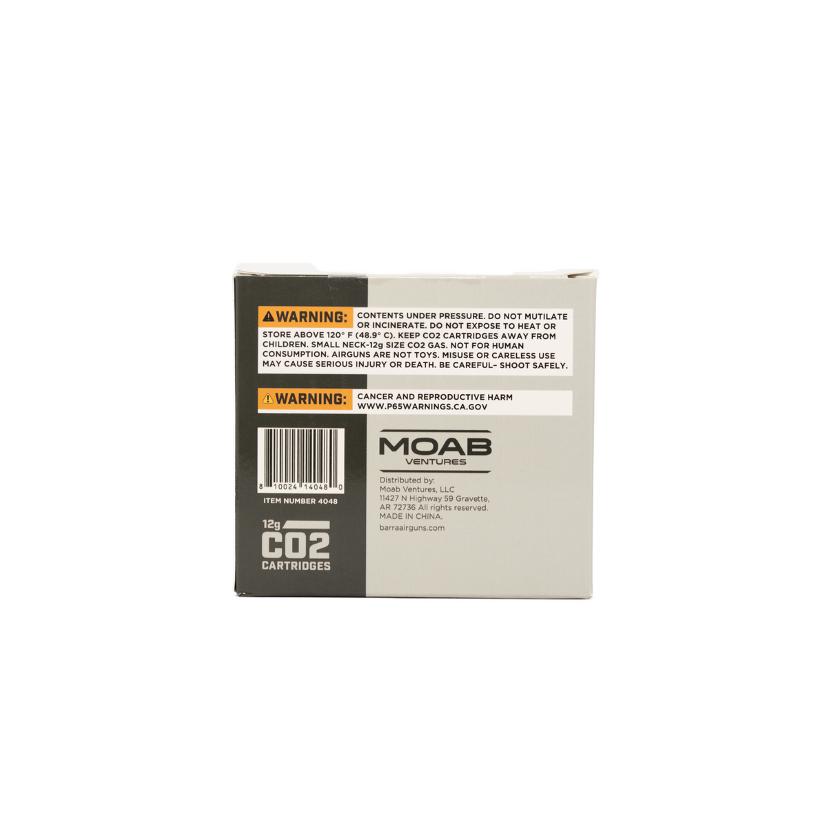 12 gram Co2 Cartridges 25 Count