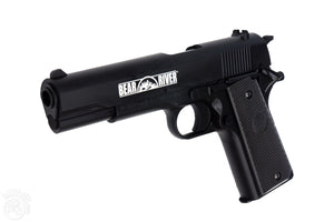 Barra 1911 BB Pistol Kit - Spring Powered BB Gun - No CO2 Needed - Includes Gel Target and Ammo