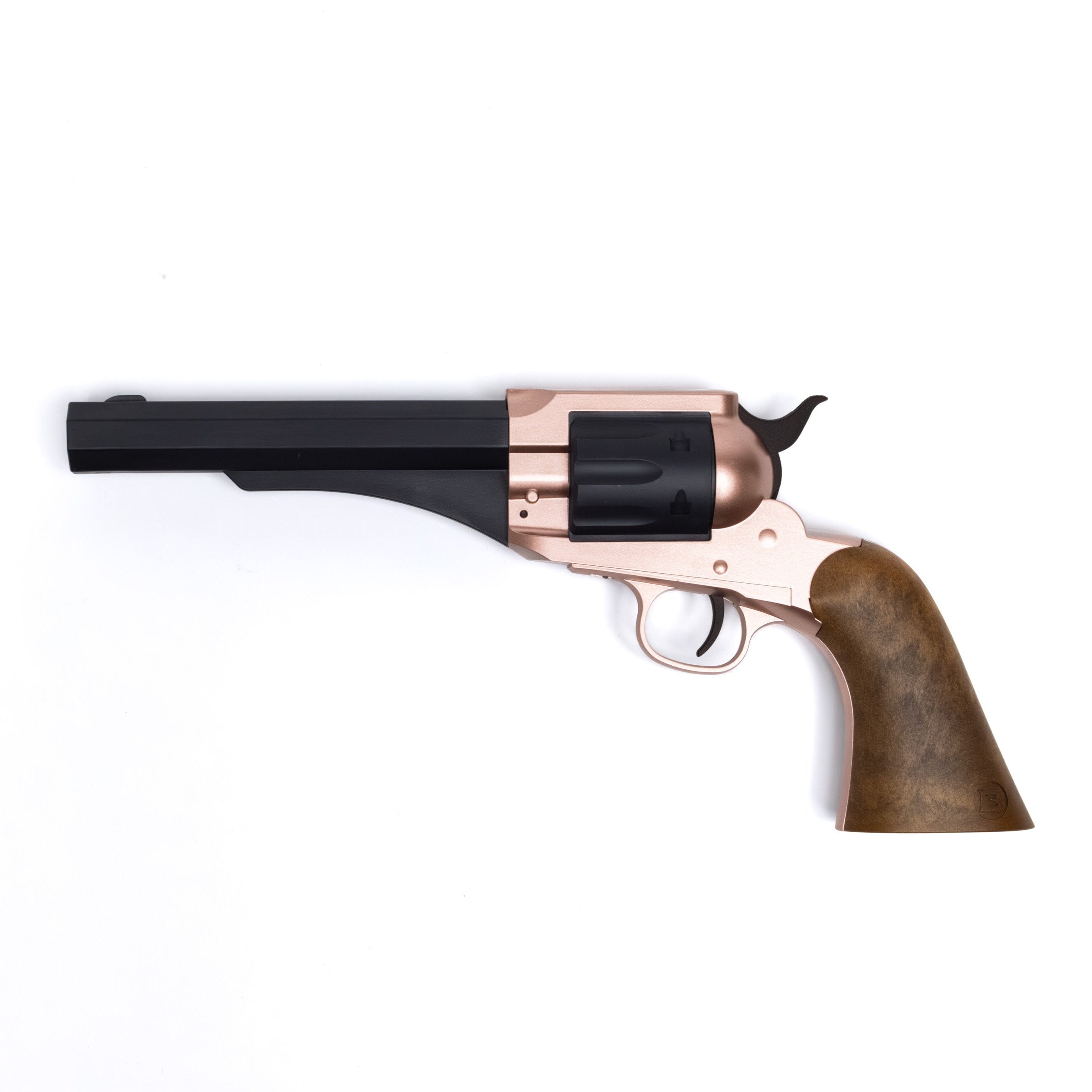 Kit de pistola de CO2 1858: negro y oro rosa