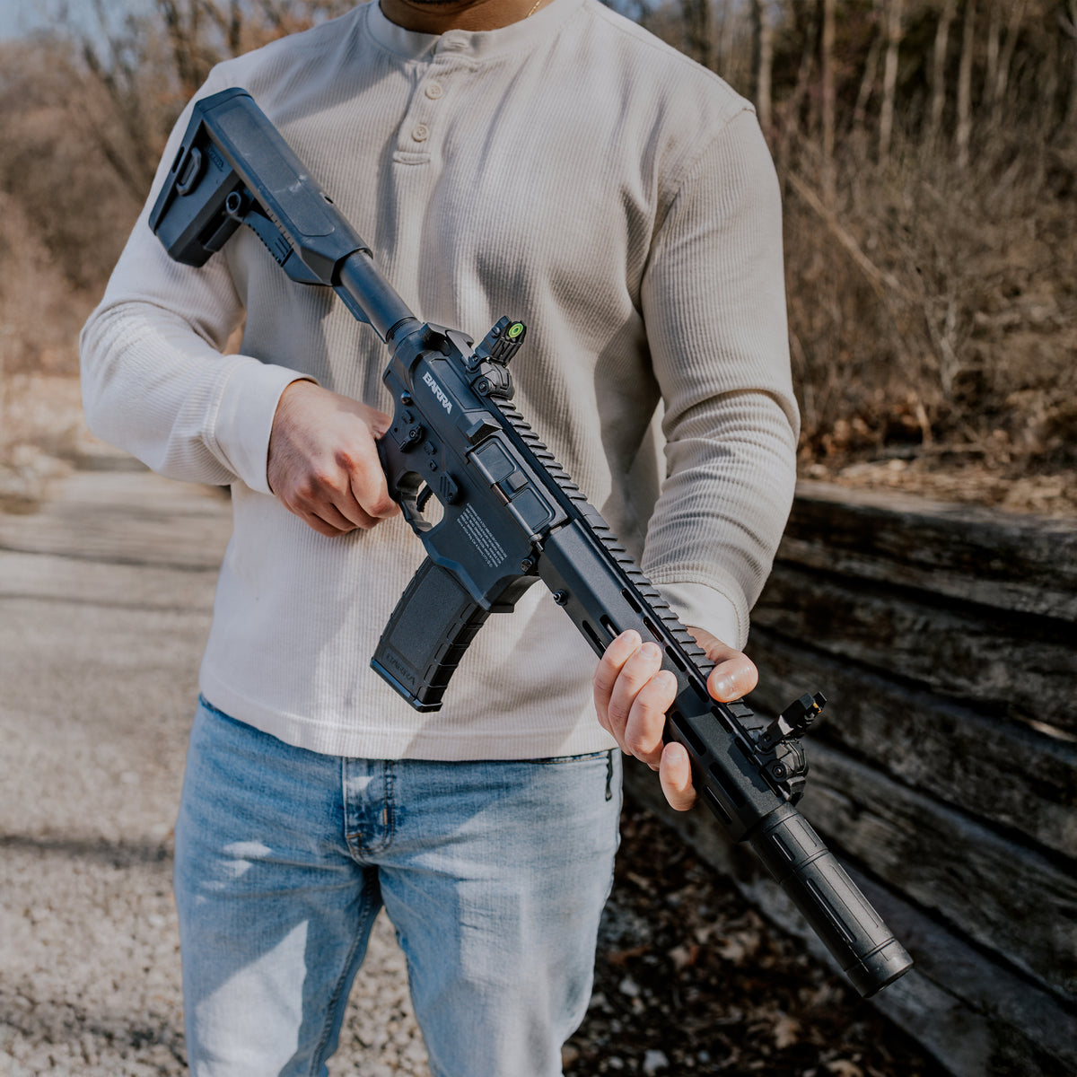 Barra Airguns | 400e Gen 2 Polymer Full Auto Electric BB Rifle | Black