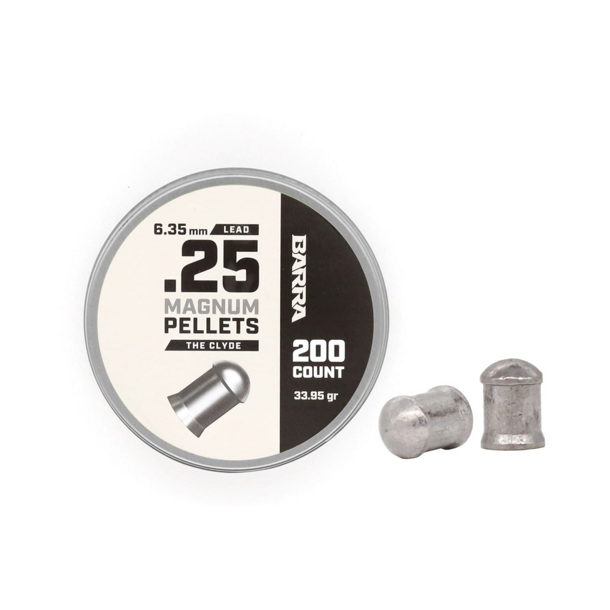 Clyde Heavy .25 Caliber Pellets - 200 Count