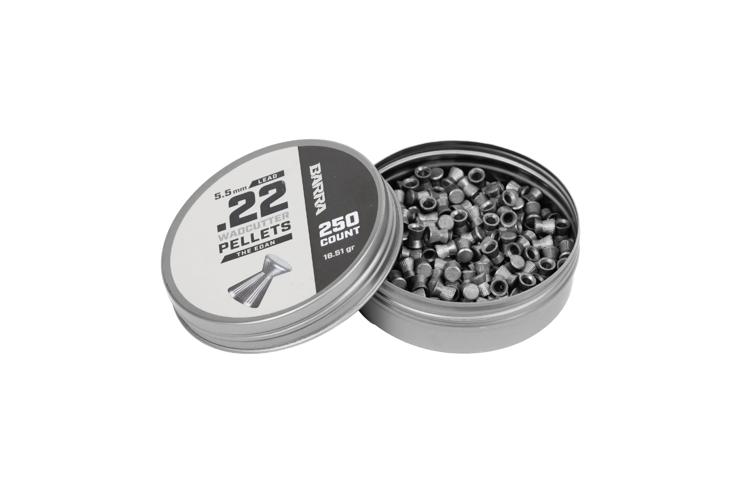 The Edan Wadcutter .22 Caliber Pellets - 250 Count