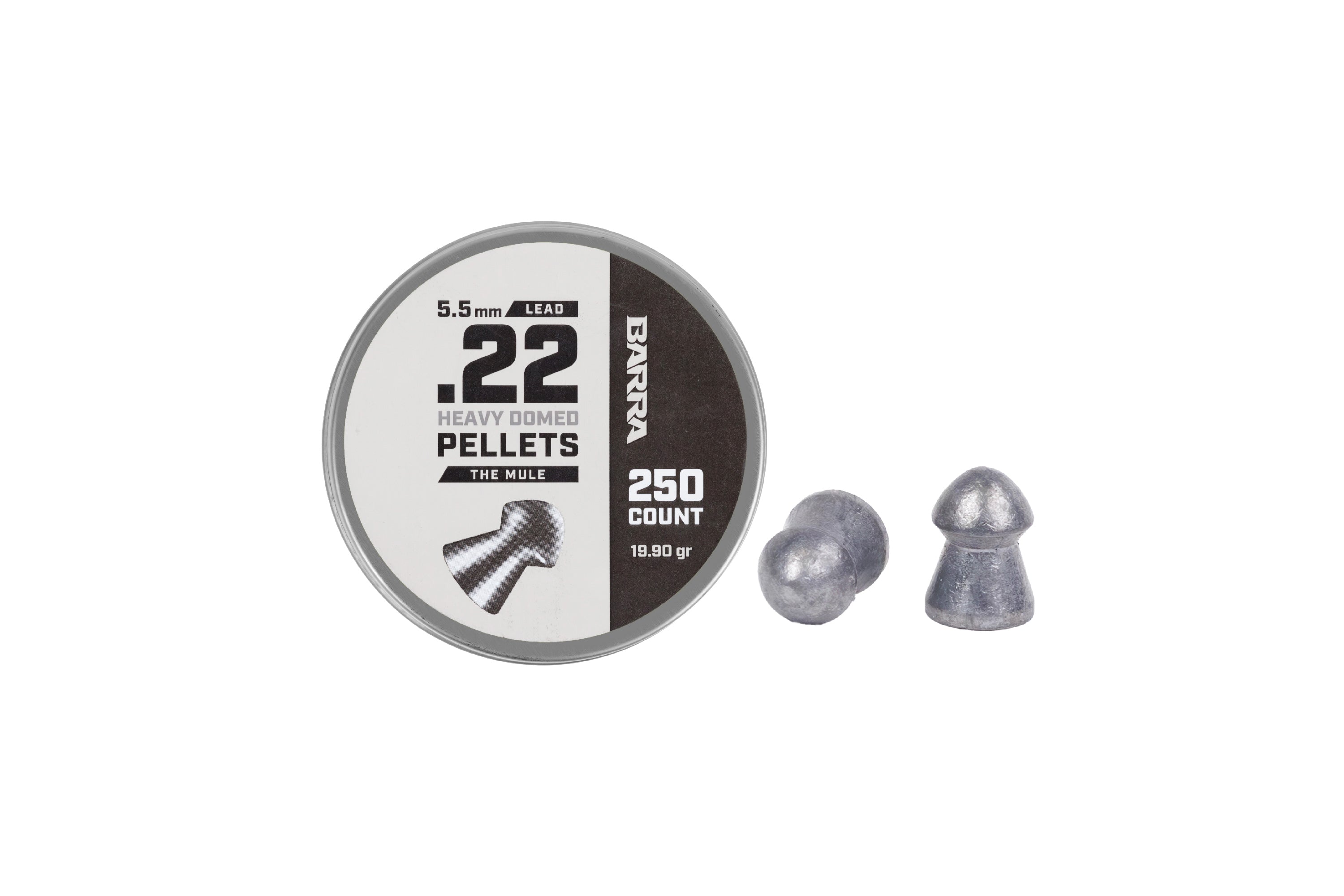 The Mule Heavy Domed .22 Caliber Pellets - 250 Count