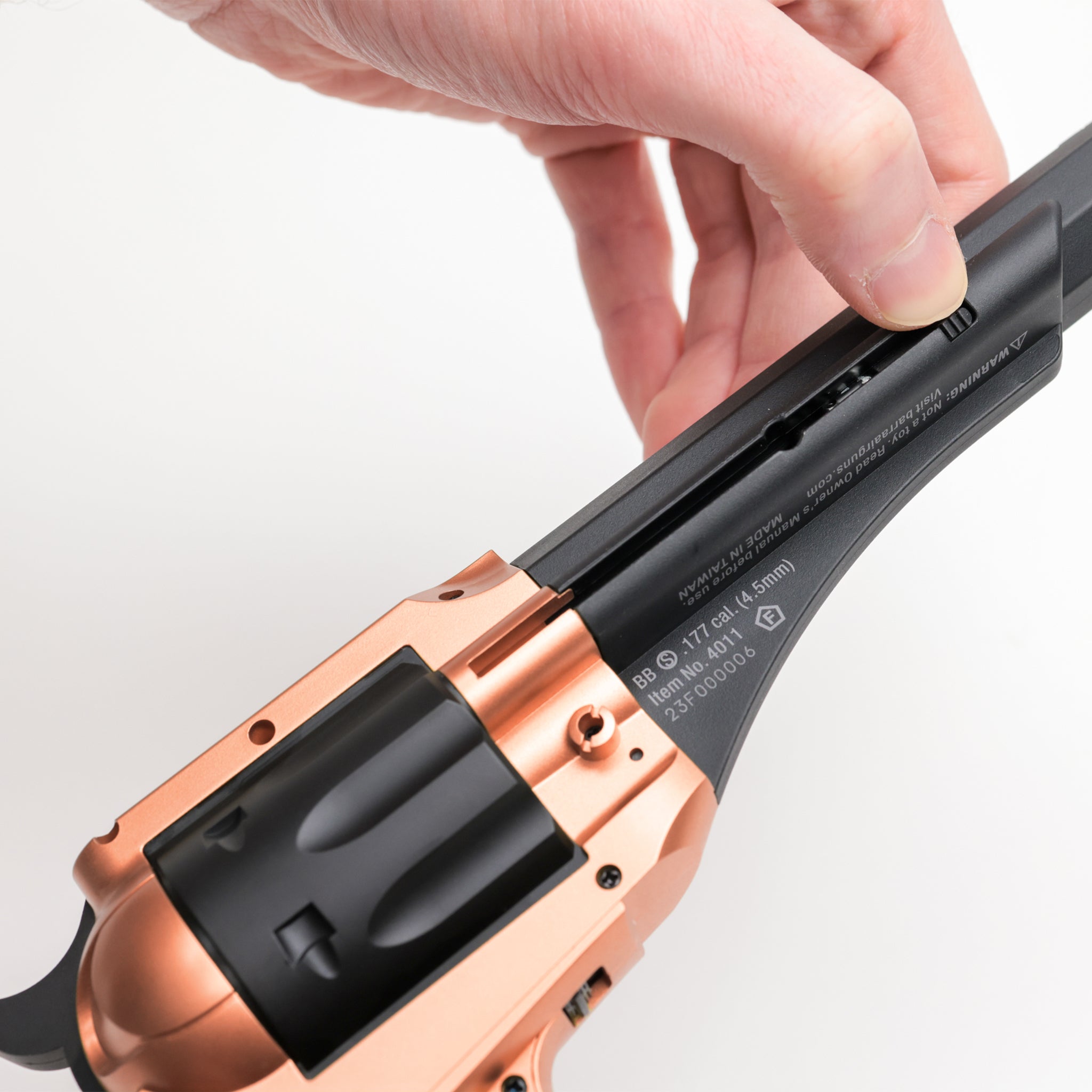 The 1858 CO2 Pistol Kit - Black & Rose Gold