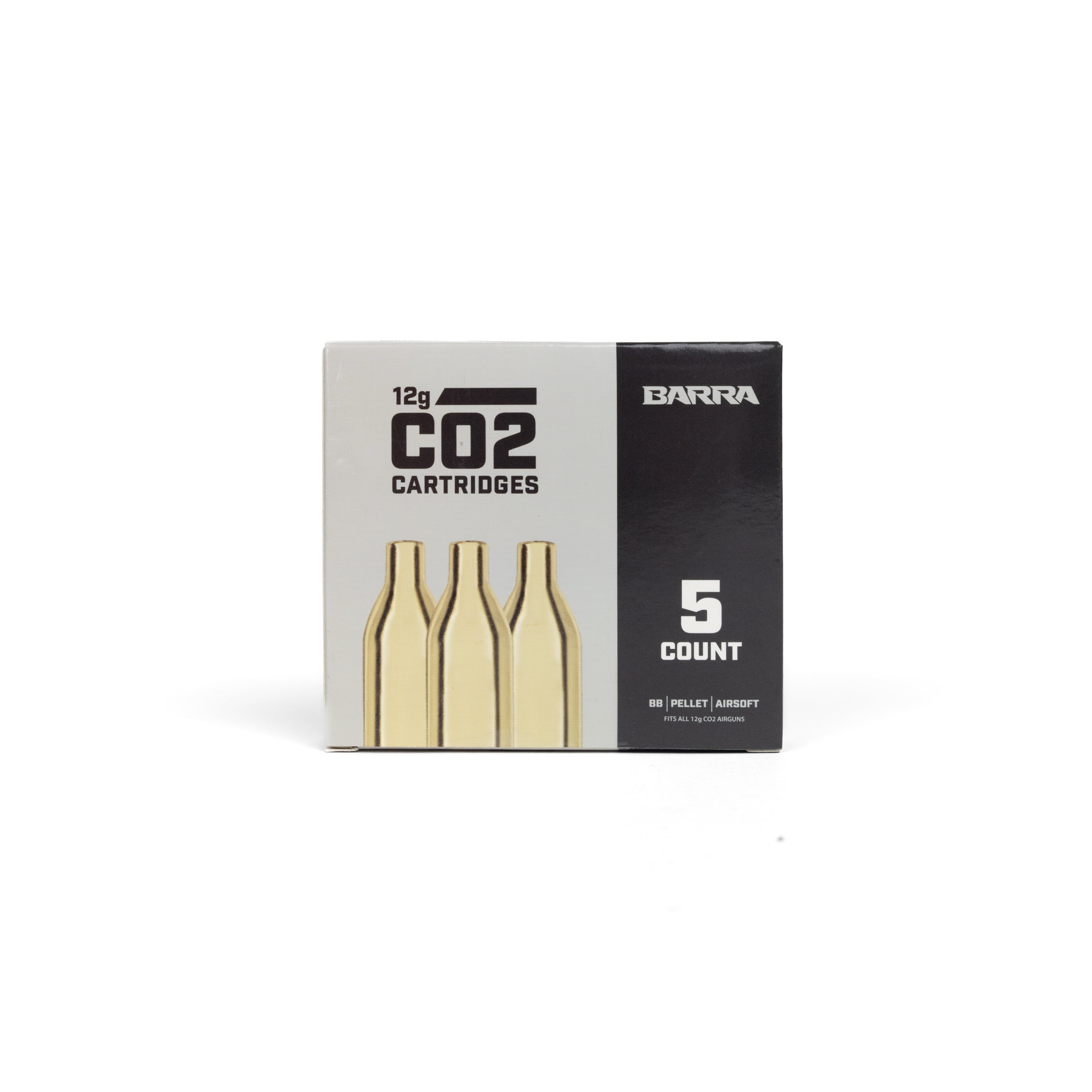 12 Gram CO2 Cartridges - 5 Count