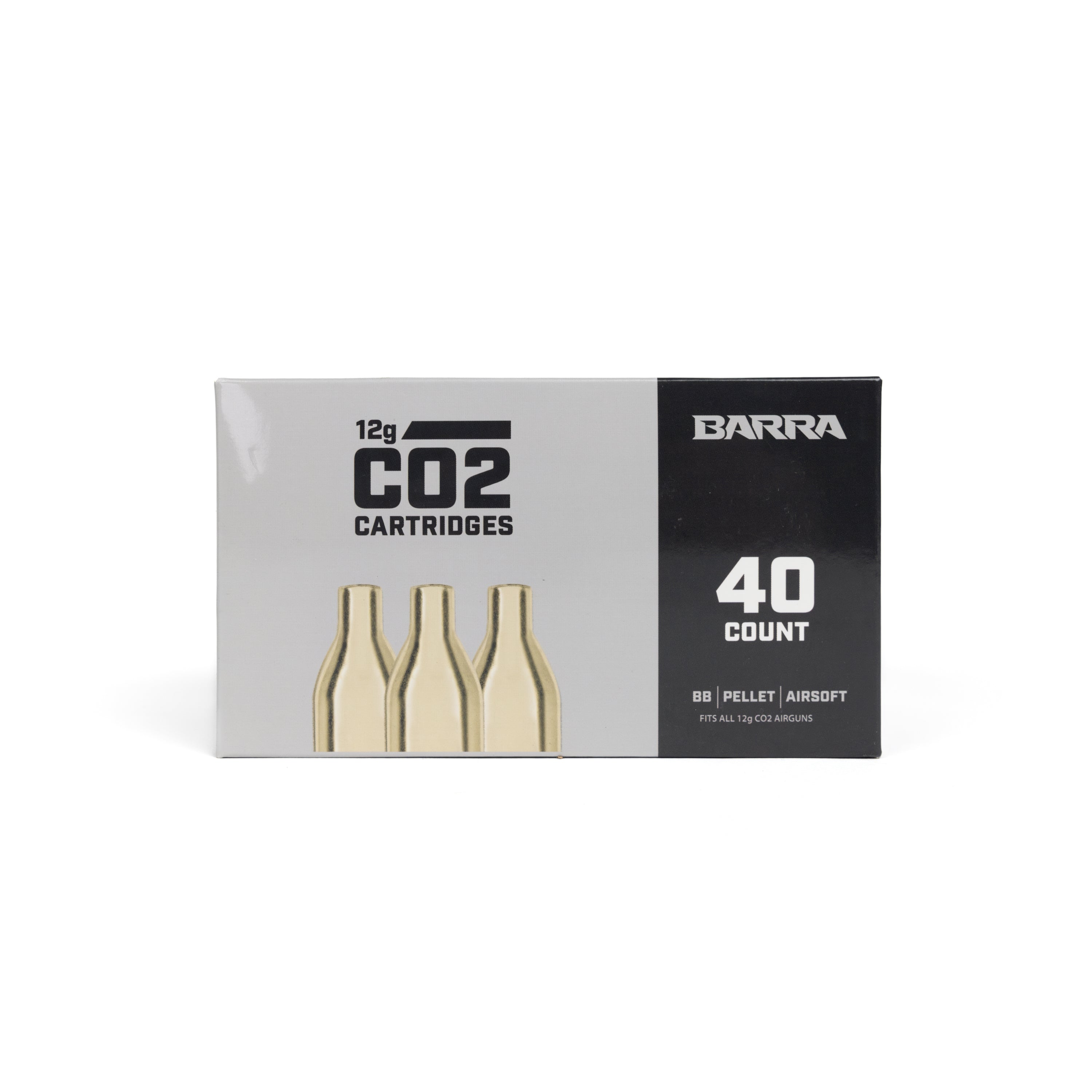 12 Gram CO2 Cartridges - 40 Count