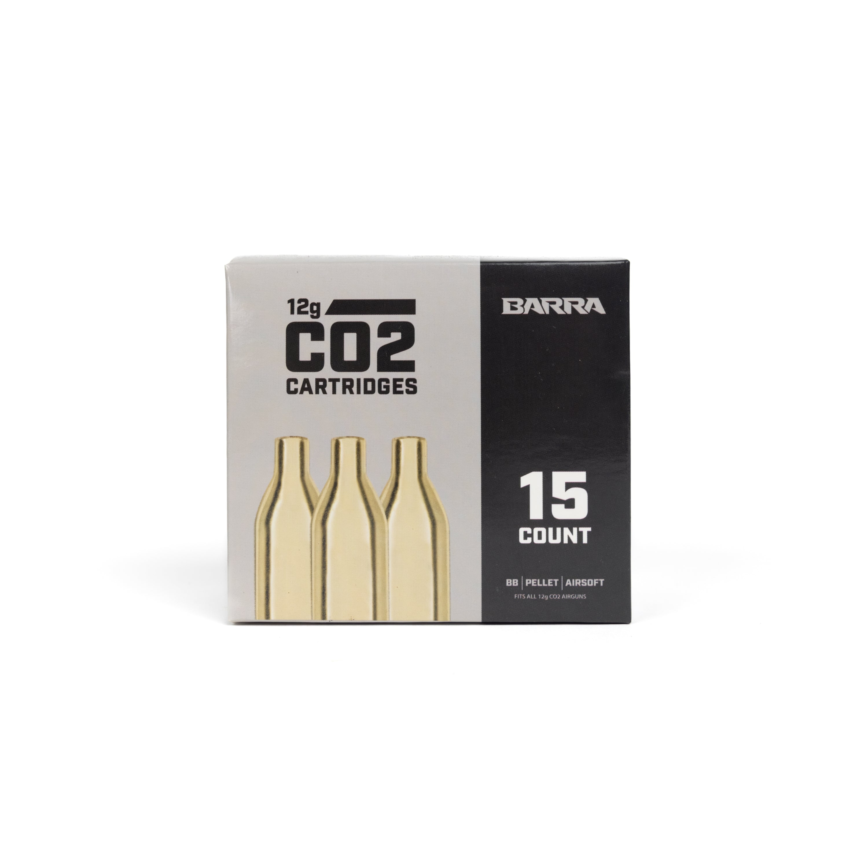 12 Gram CO2 Cartridges - 15 Count