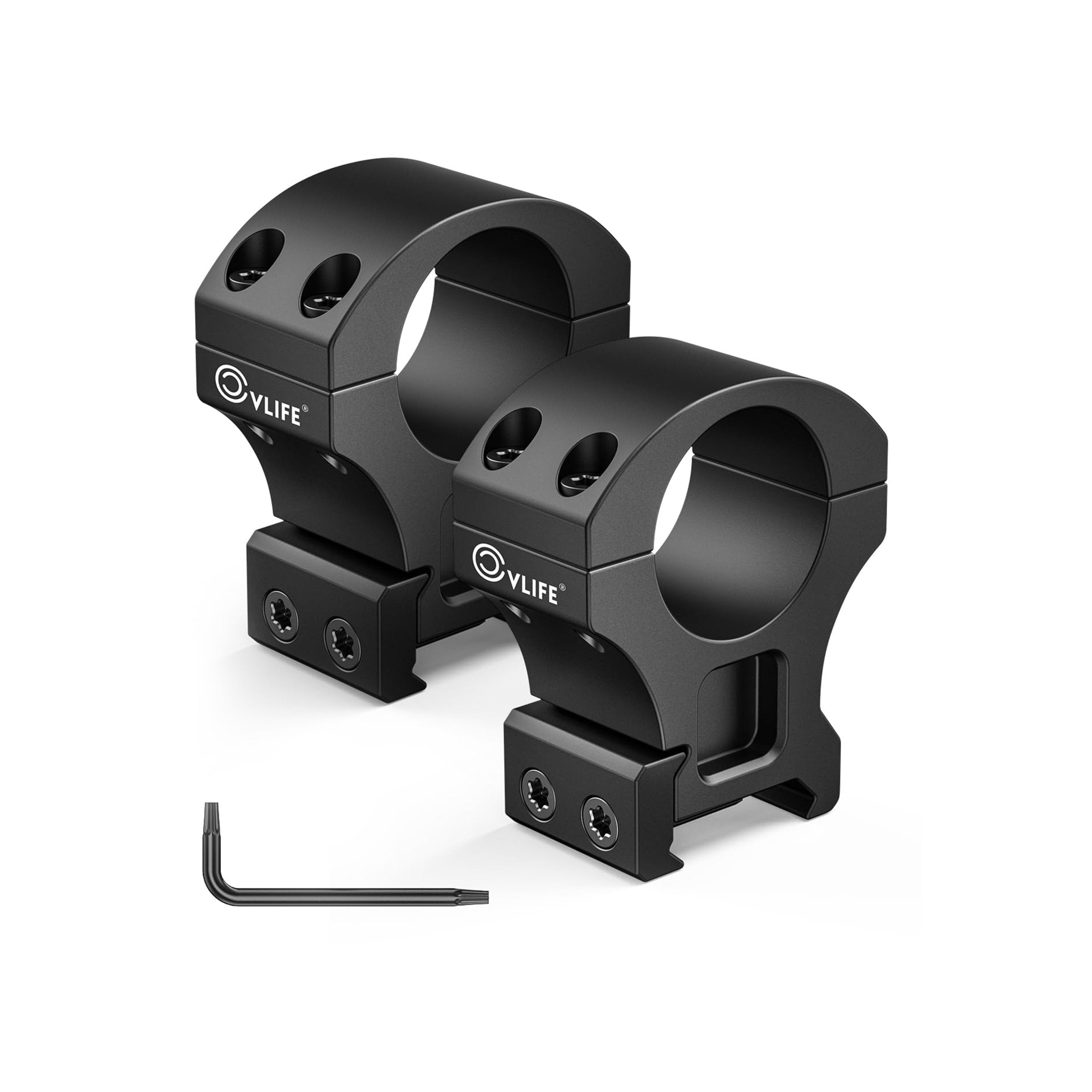 CVLIFE Precision 1 Inch Scope Rings Mount - 2 Pieces