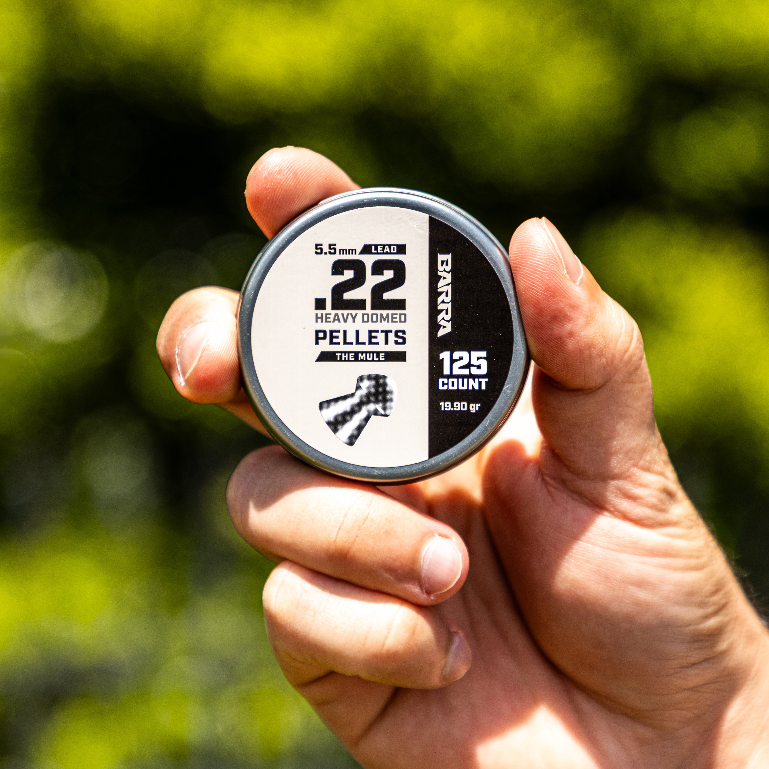 骡子重型圆顶 .22 口径弹丸 - 125 颗