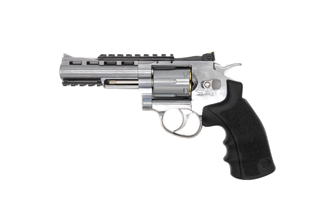 Exterminator 4 Inch Revolver - Chrome Finish – Barra Airguns