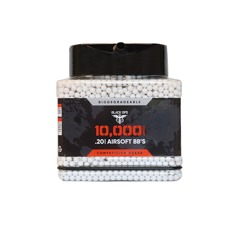 Biodegradable Airsoft 6mm/.20g BBs - 10,000 Count