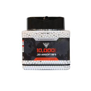 Black Ops .20g Biodegradable Airsoft BBs - 10,000 Count
