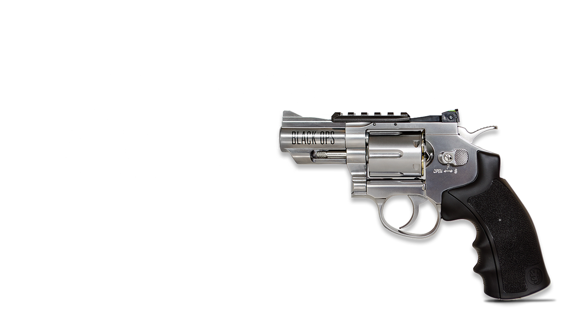 Chrome BB revolver - 2.5 inch - Black Ops USA