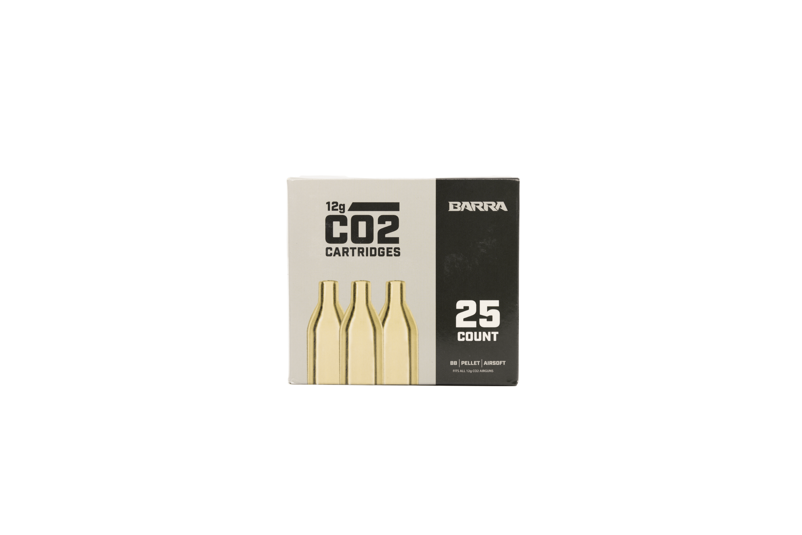 12 Gram CO2 Cartridges - 25 Count