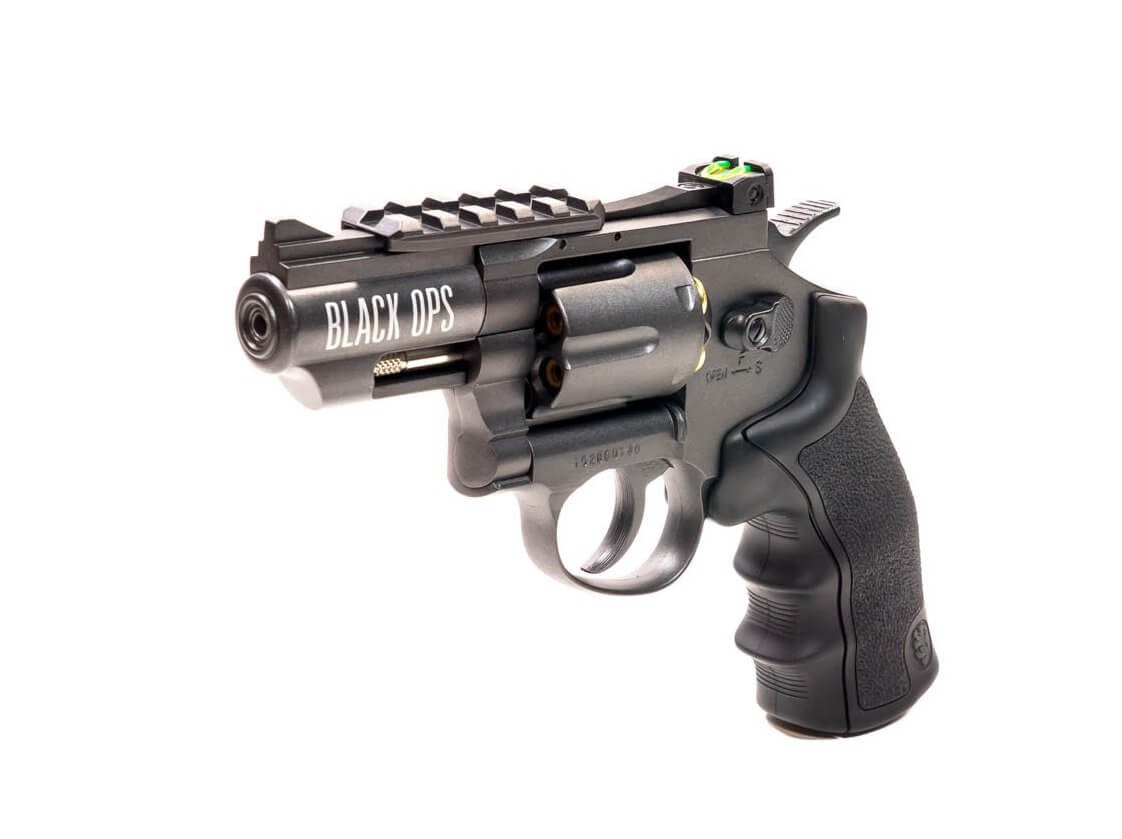 Gun Metal BB revolver - 2.5 inch - Black Ops USA – Barra Airguns