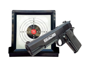 Barra 1911 BB Pistol Kit - Spring Powered BB Gun - No CO2 Needed - Includes Gel Target and Ammo