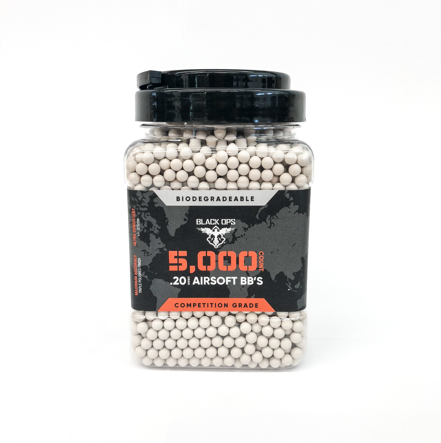 Biodegradable Airsoft 6mm/.20g BBs - 5,000 Count