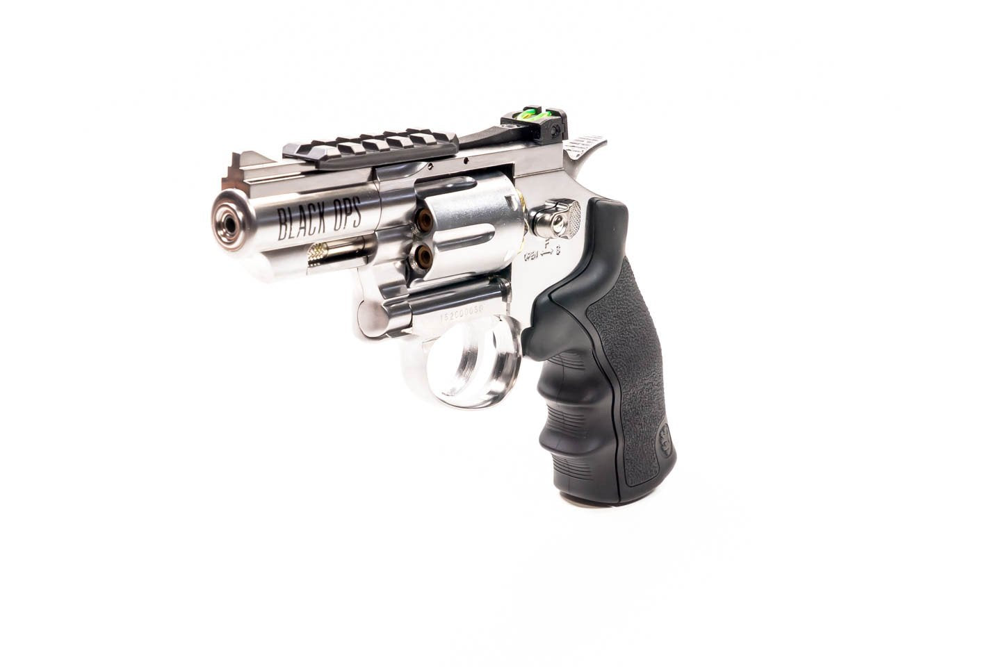 Chrome BB revolver - 2.5 inch - Black Ops USA – Barra Airguns