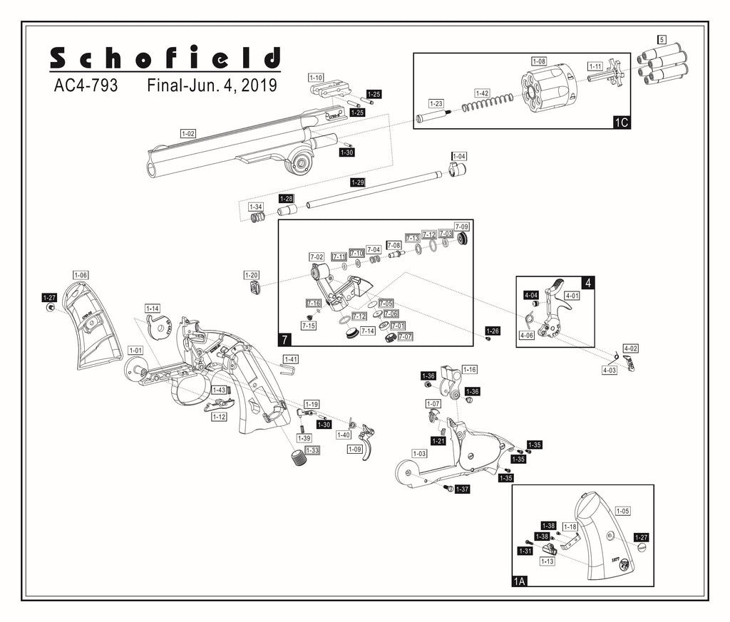 Schofield Seal Assembly Barra Airguns