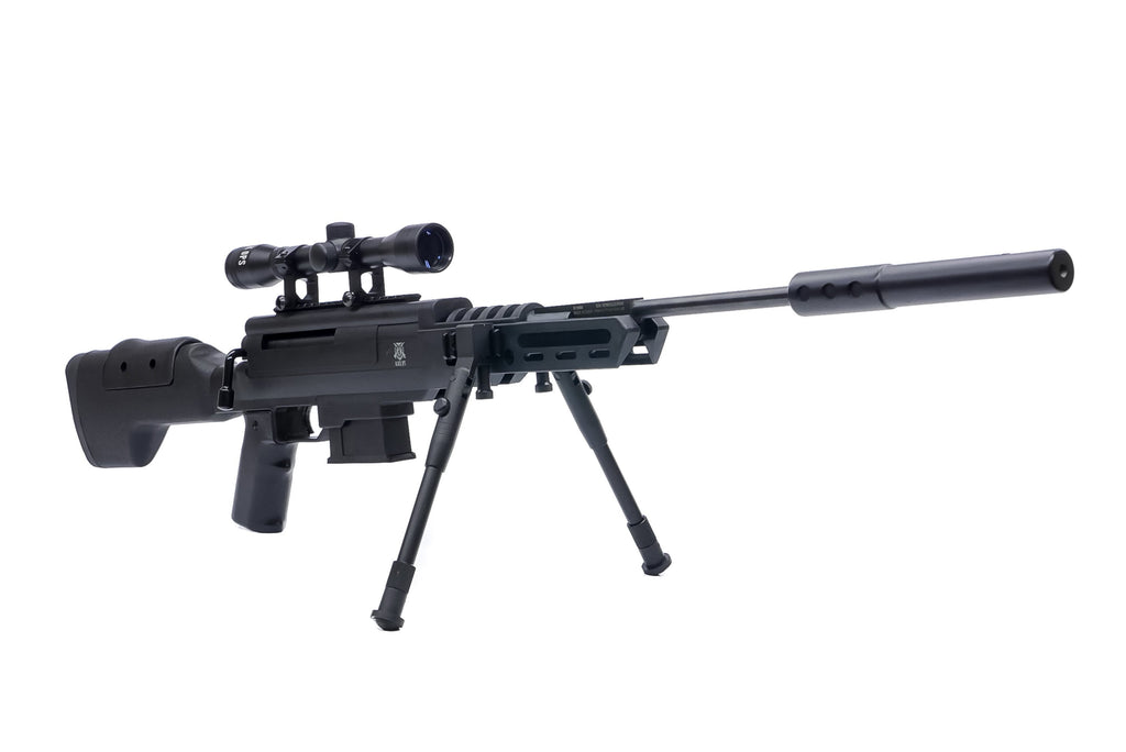 Airsoft Sniper Rifle with Scope and Bipod - Black Ops – Barra Airguns