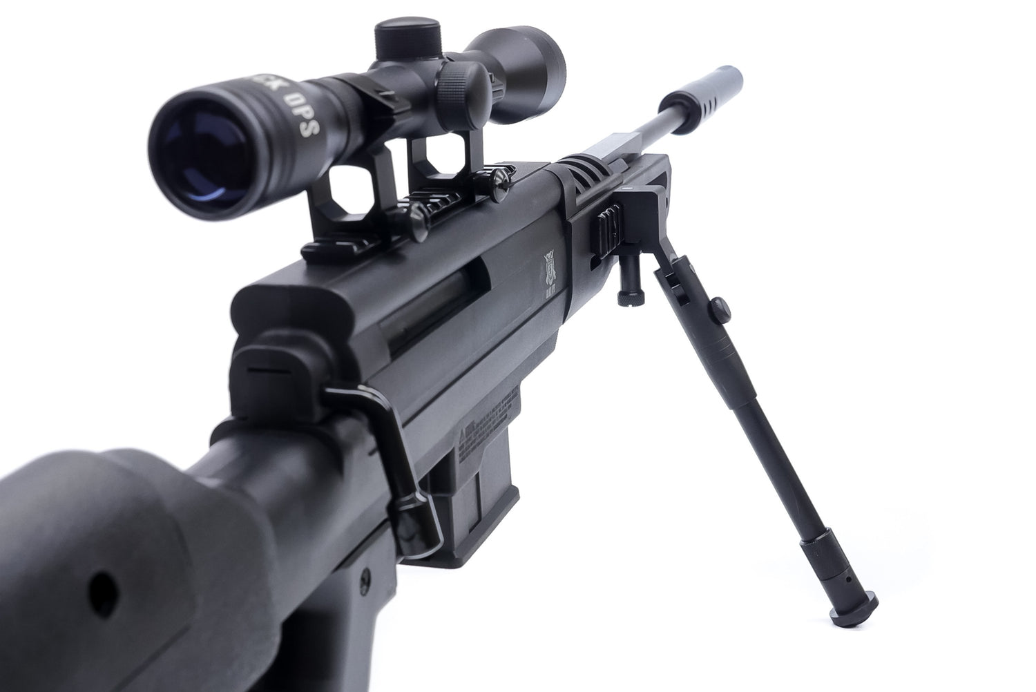 Airsoft Sniper Rifle with Scope and Bipod - Black Ops – Barra Airguns