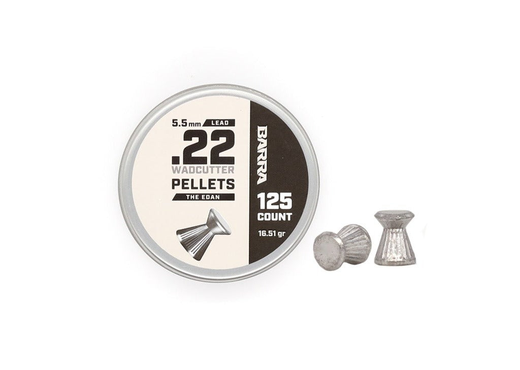 The Edan Wadcutter .22 Caliber Pellets - 125 Count